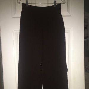 St. John dark brown knit pants
